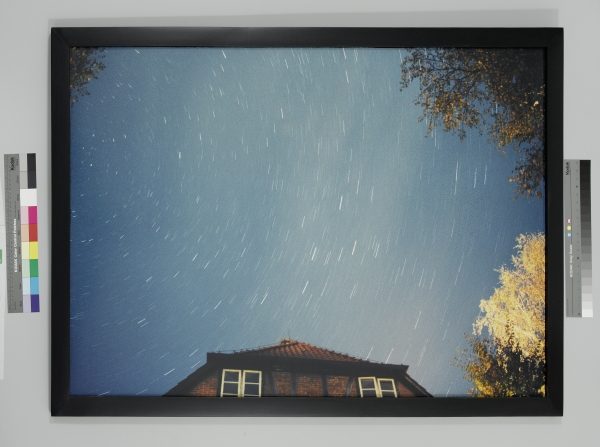 Cassiopeia über der Trittauer Wassermühle